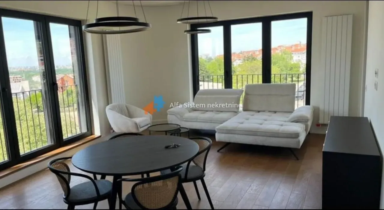 Rent, two bedroom apartment, 59m², Banovo Brdo, Beograd