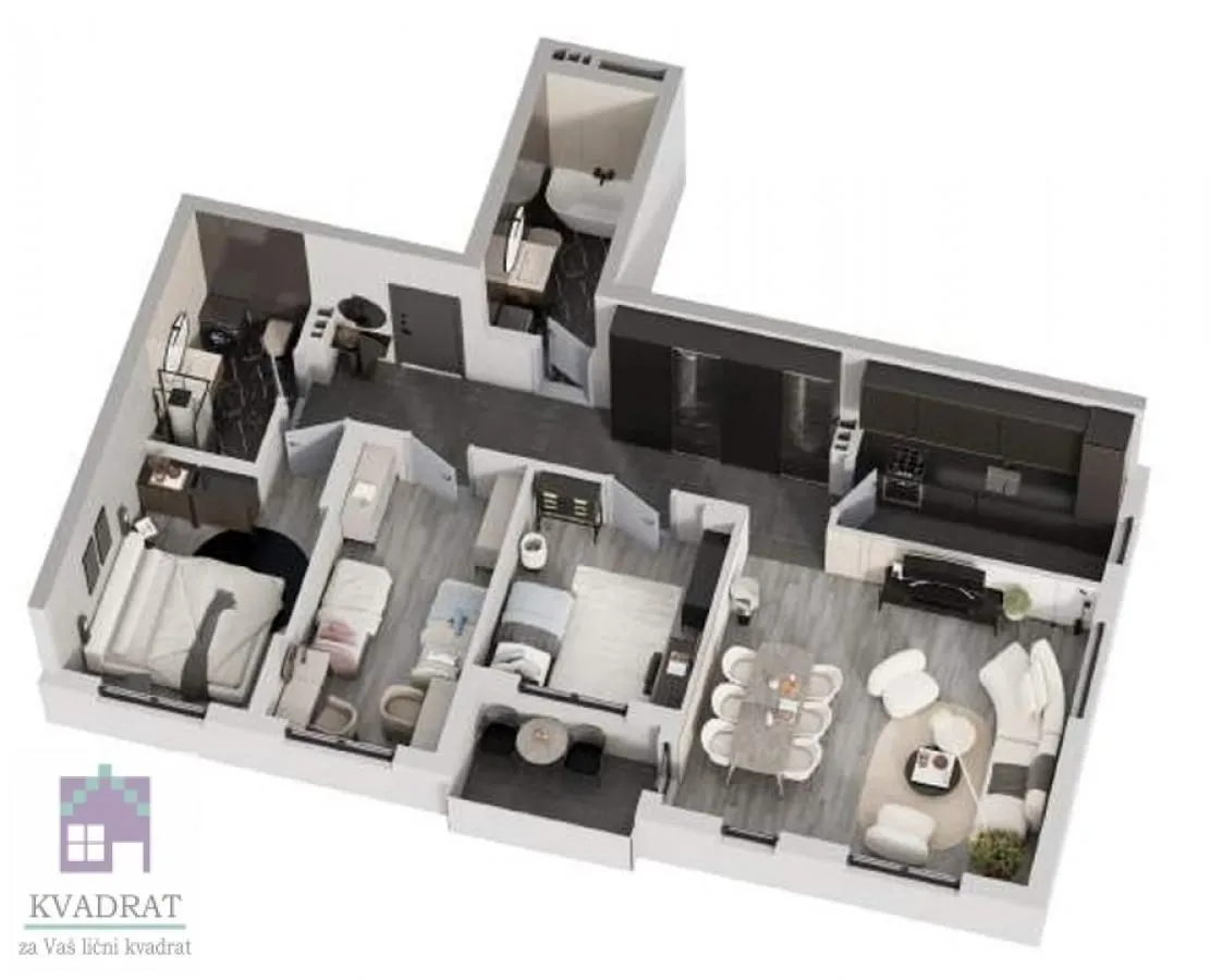 Prodaja, četvorosoban stan, 92m², Veternik, Novi Sad Sve Podlokacije