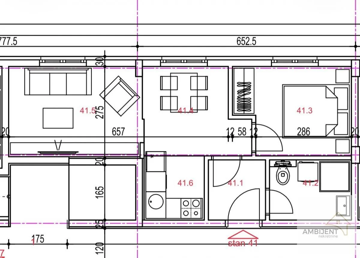 Sale, one bedroom apartment, 37m², Novi Banovci, Stara Pazova