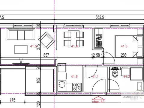 Sale, one bedroom apartment, 37m², Novi Banovci, Stara Pazova - image 5