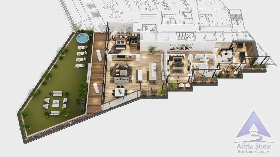 Sale, apartment, 30m², Rafailovići, Budva