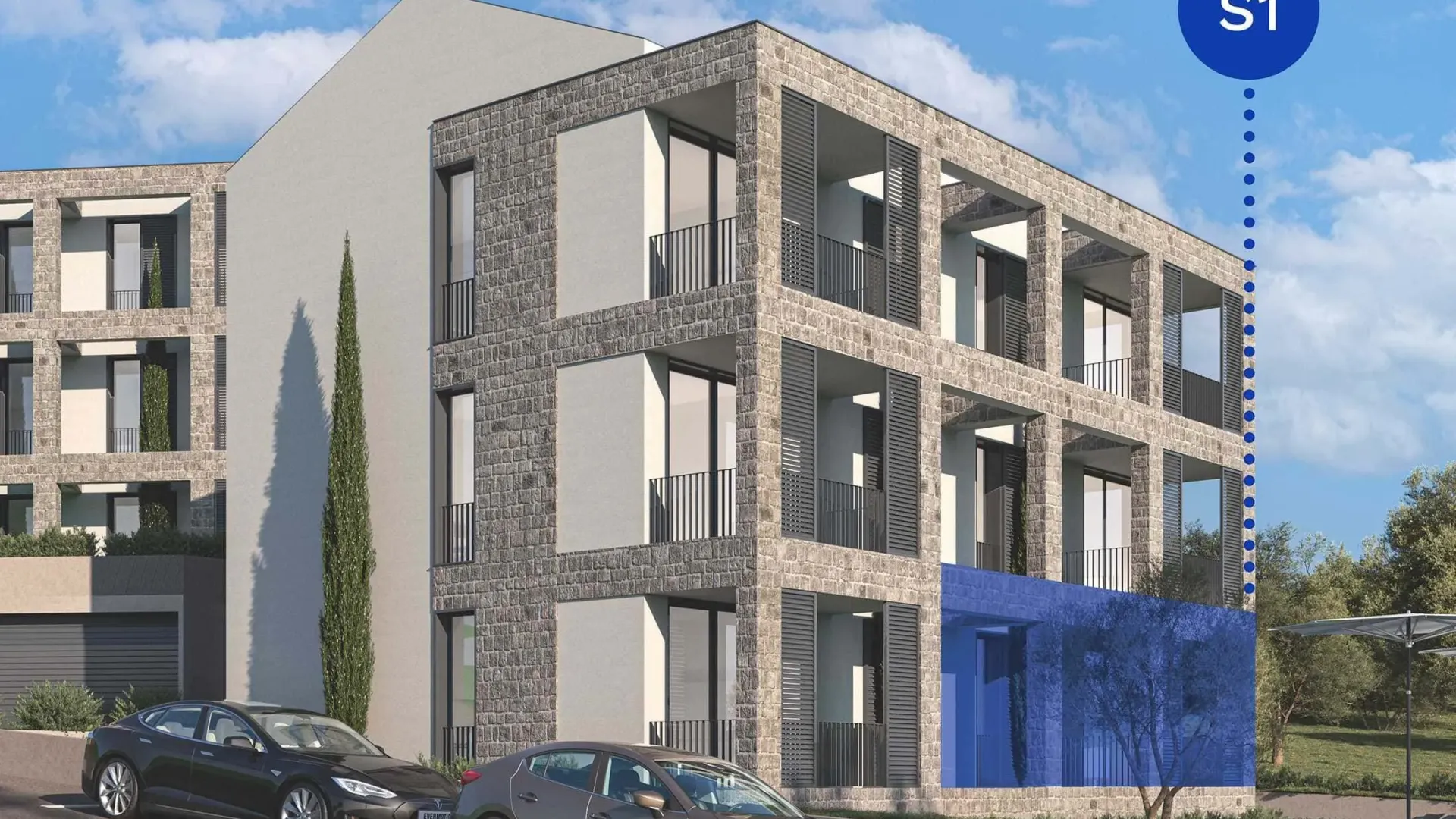 Prodaja, stan, 46m², Tivat, Crna Gora