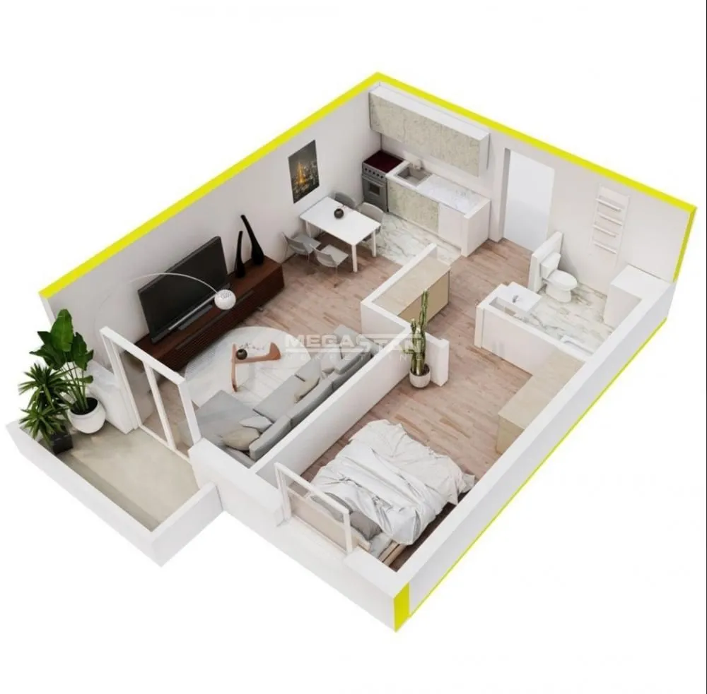 Prodaja, dvosoban stan, 42m², Pančevo, Srbija