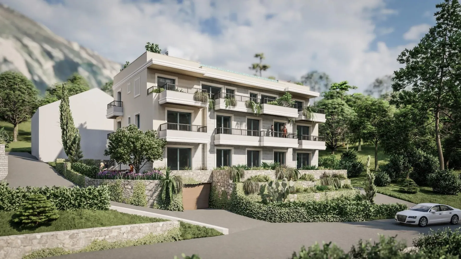 Sale, three bedroom apartment, 85m², Dobrota, Kotor