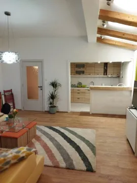 Svijetao dnevni boravak koji se nastavlja u kuhinju. - image 3