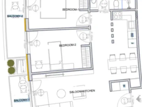 Prodaja, dvosoban stan, 69m², Bar, Crna Gora - image 2