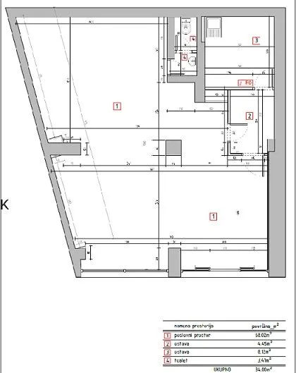 Rent, office space, 84m², Stari Grad, Beograd
