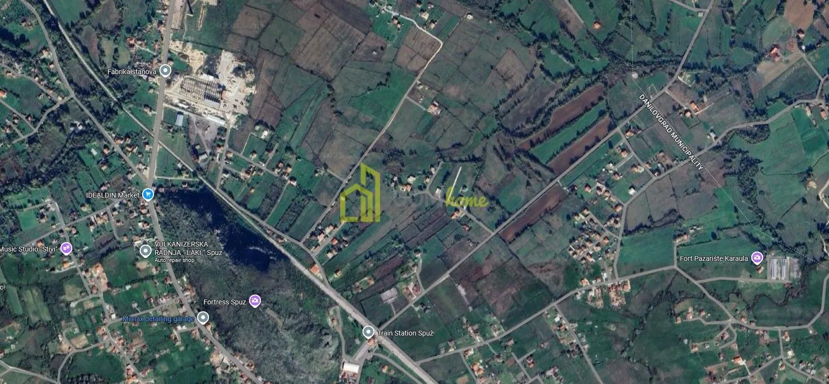 Prodaja, plac, 1000m², Spuž, Danilovgrad