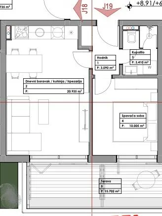 Prodaja, stan, 37m², Budva, Crna Gora