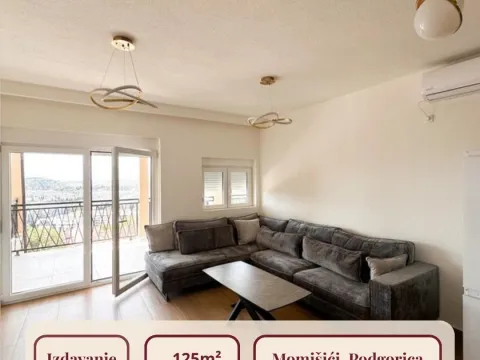 Rent, three bedroom apartment, 125m², Momišići, Podgorica - image 1