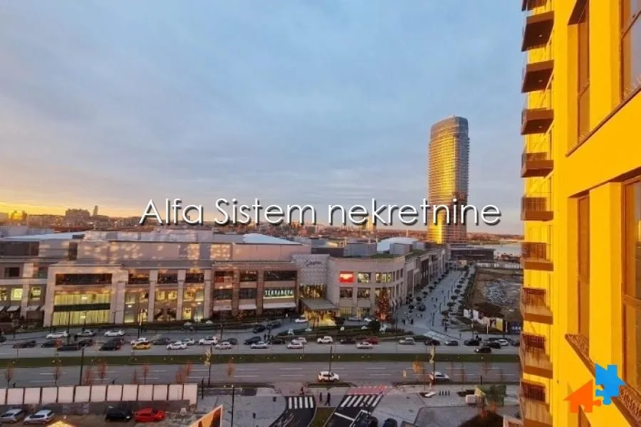 Rent, three bedroom apartment, 83m², Savski Venac, Beograd