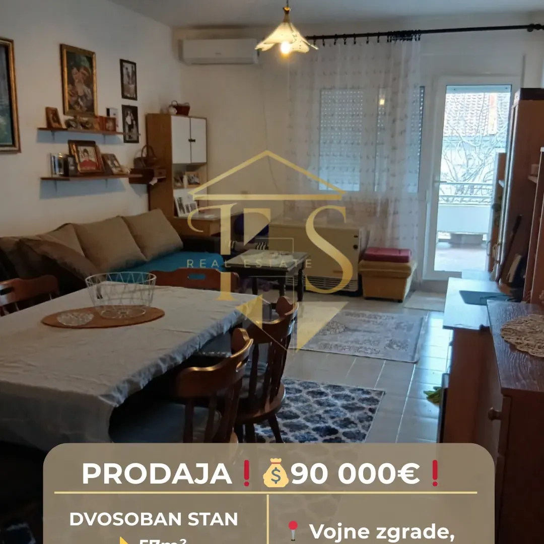 Prodaja, dvosoban stan, 57m², Pinješ, Ulcinj