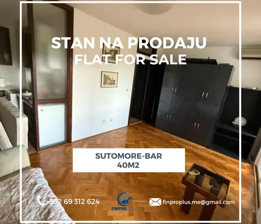Prodaja, stan, 40m², Sutomore, Bar