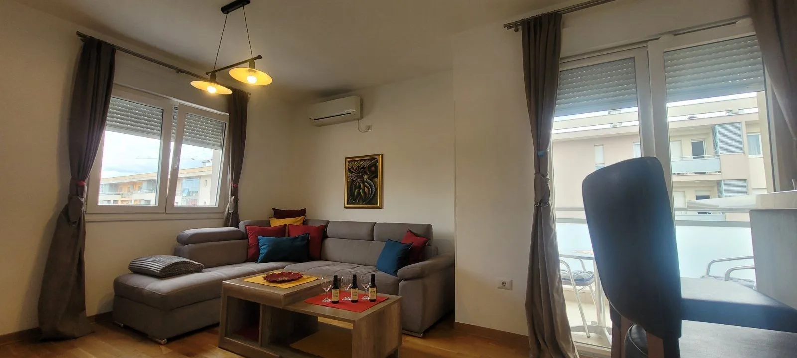 Izdavanje, jednosoban stan, 42m², City Kvart, Podgorica