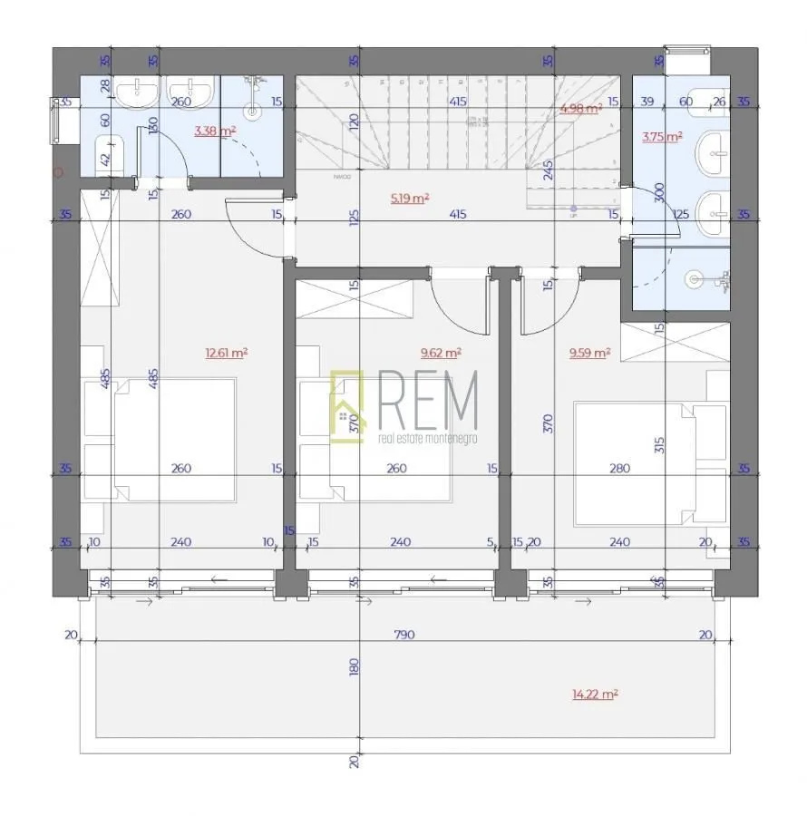 Sale, house, 363m², Bečići, Budva