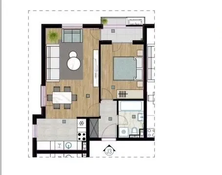 Prodaja, jednosoban stan, 51m², Zabjelo, Podgorica - image 3