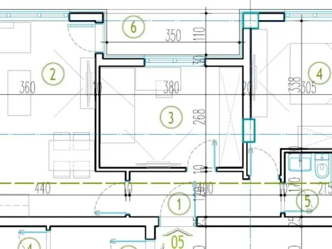 Sale, two bedroom apartment, 52m², Pantelej, Niš - image 3