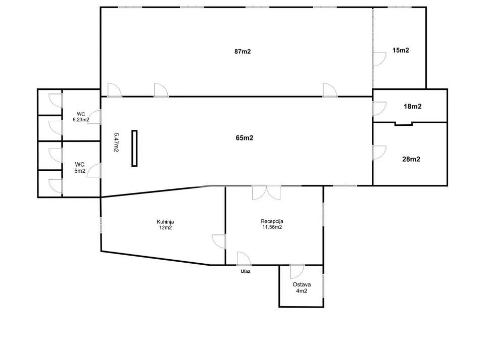 Rent, office space, 251m², Stari Grad, Beograd