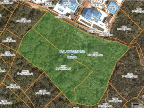 Prodaja, plac, 7700m², Tudorovići, Budva - image 2