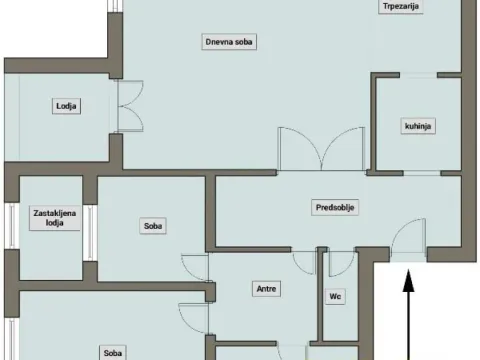 Sale, three bedroom apartment, 70m², Karaburma, Palilula Sve Podlokacije - image 13