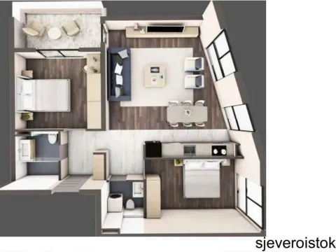 Prodaja, dvosoban stan, 75m², Bar, Crna Gora - image 5