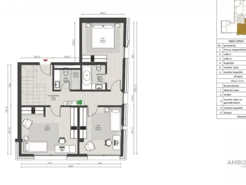 Sale, apartment, 223m², Neimar, Vračar Sve Podlokacije - image 5
