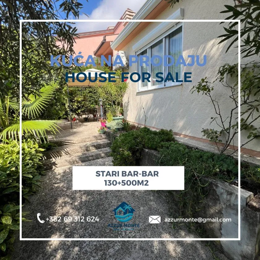 Sale, house, 130m², Stari Bar, Bar