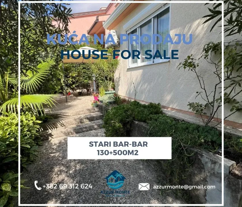 Sale, house, 130m², Stari Bar, Bar