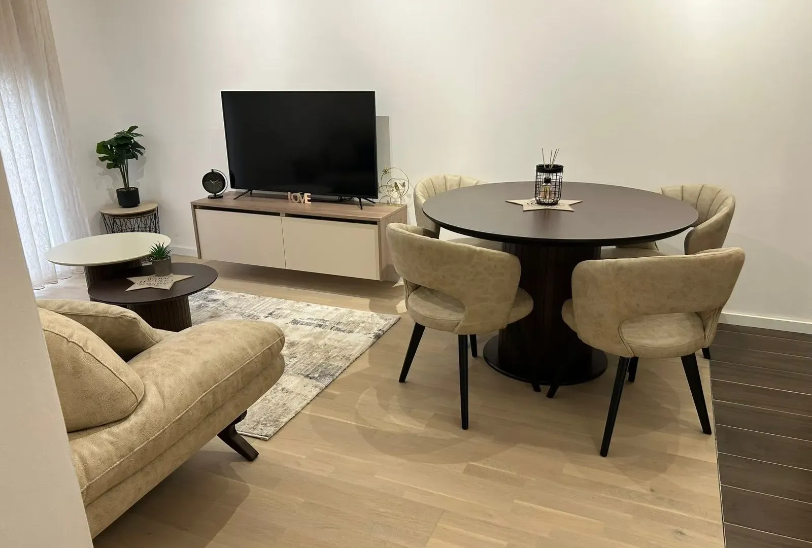 Rent, one bedroom apartment, 37m², Tološi, Podgorica