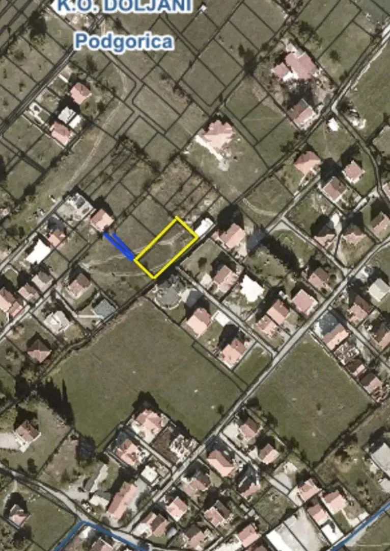 Prodaja, plac, 600m², Doljani, Podgorica