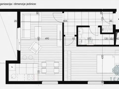 Prodaja, jednosoban stan, 56m², Momišići, Podgorica - image 8