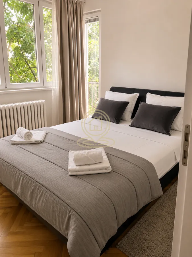 Rent, two bedroom apartment, 54m², Kalenić Pijaca, Vračar Sve Podlokacije