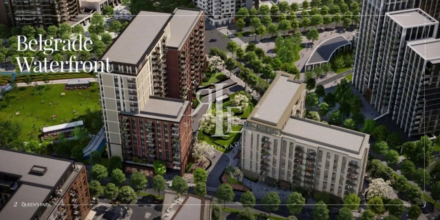 Sale, two bedroom apartment, 54m², Savski Venac, Beograd