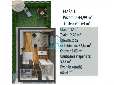 Sale, four bedroom apartment, 96m², Veternik, Novi Sad Sve Podlokacije - image 2