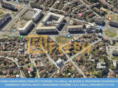  Land Lot for Sale, 700m2, Konik, Podgorica