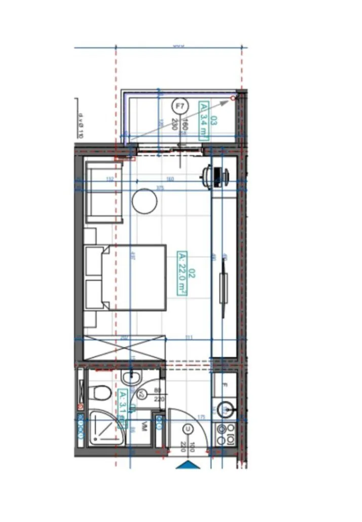 Sale, studio apartment, 29m², Centar, Kolašin
