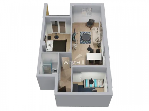 Sale, studio apartment, 33m², Bar, Crna Gora - image 10