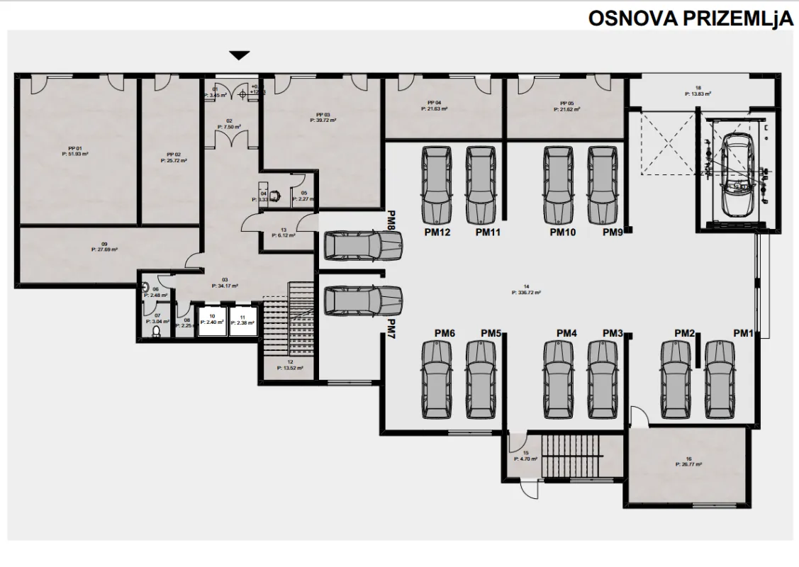 Sale, one bedroom apartment, 52m², Ilino, Bar