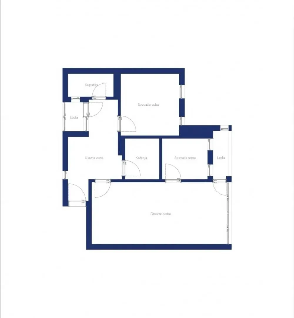 Sale, two bedroom apartment, 71m², Novi Beograd Blok 37, Novi Beograd Sve Podlokacije