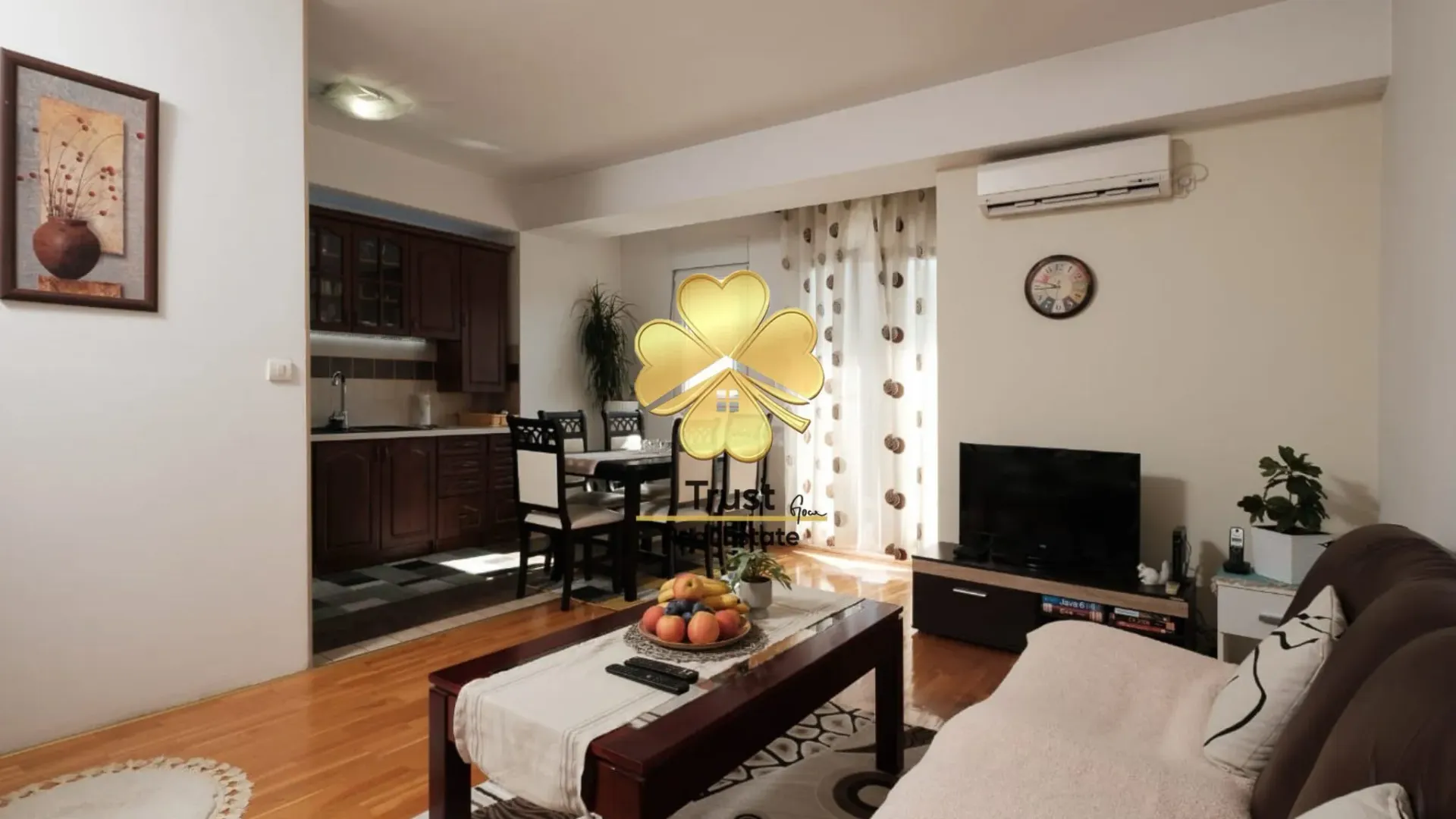 Rent, one bedroom apartment, 63m², Zabjelo, Podgorica