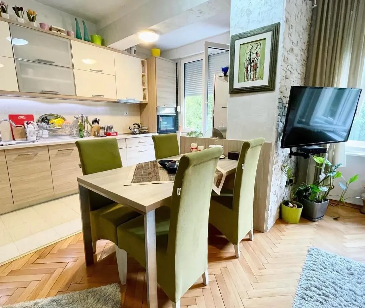 Rent, one bedroom apartment, 55m², Centar, Podgorica