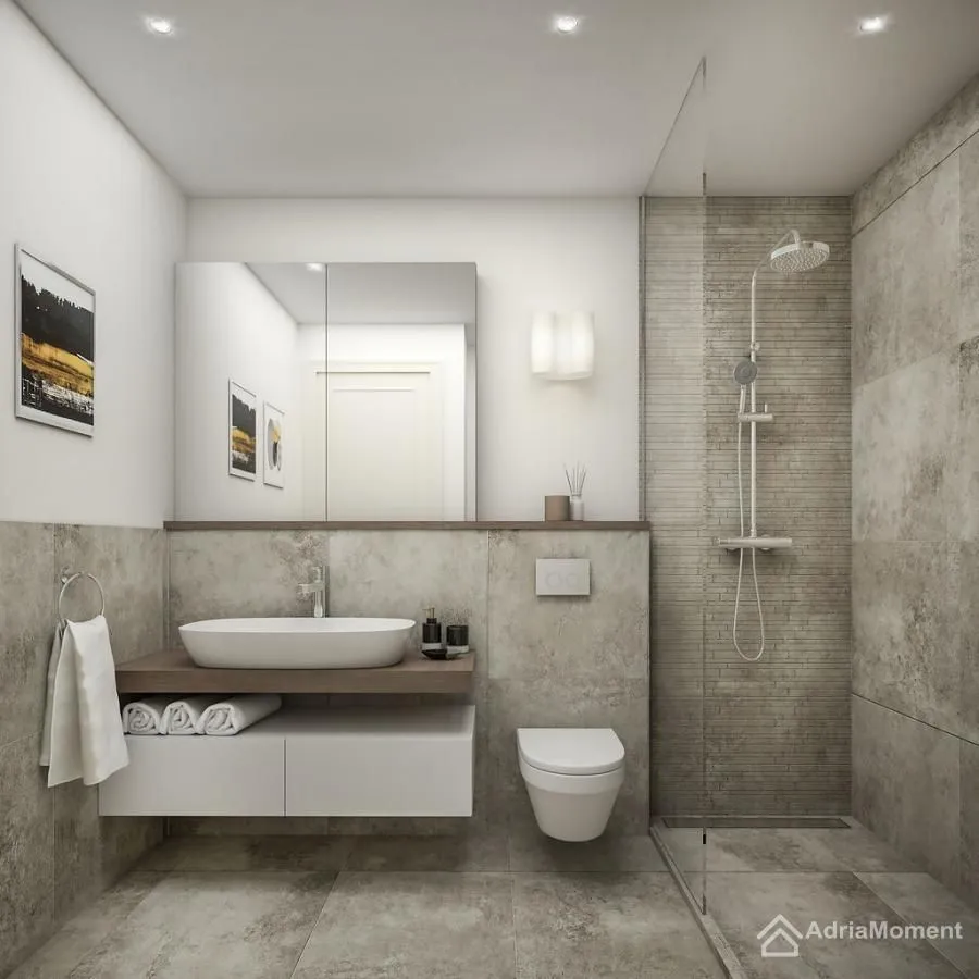 Prodaja, jednosoban stan, 58m², Luštica Bay, Tivat