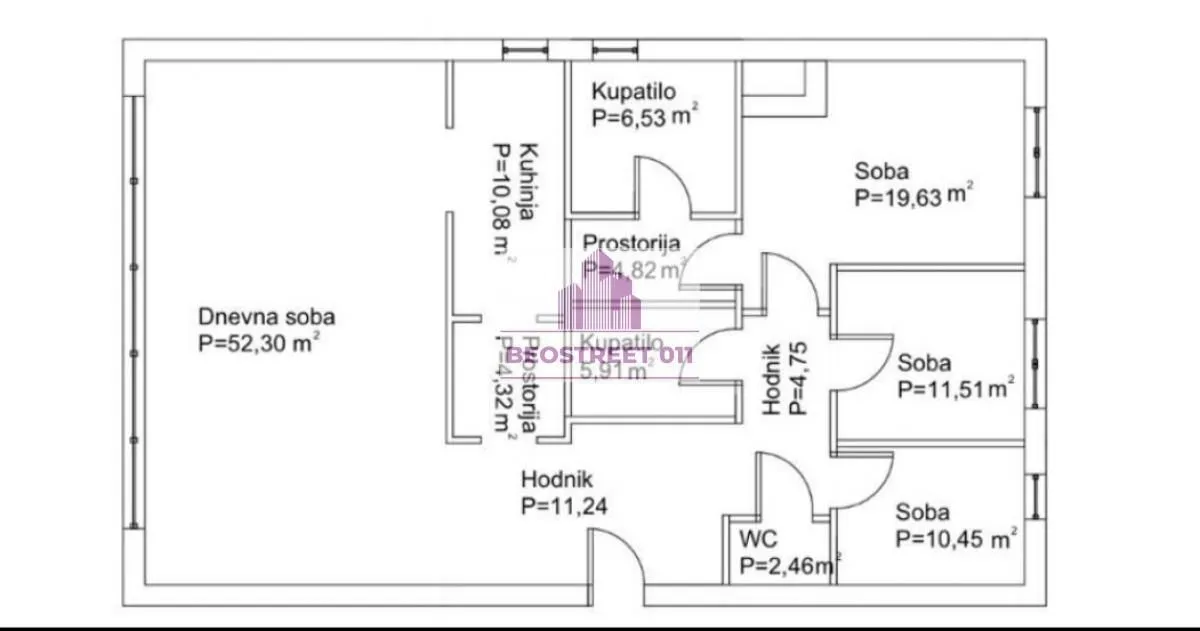 Izdavanje, stan, 146m², Dedinje Sve Podlokacije, Beograd
