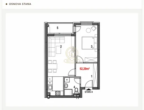 Prodaja, dvosoban stan, 52m², Tesla, Pančevo - image 3