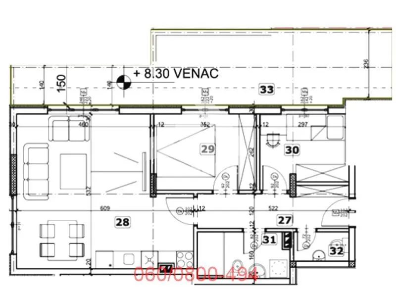 Prodaja, dvosoban stan, 86m², Pančevo, Srbija