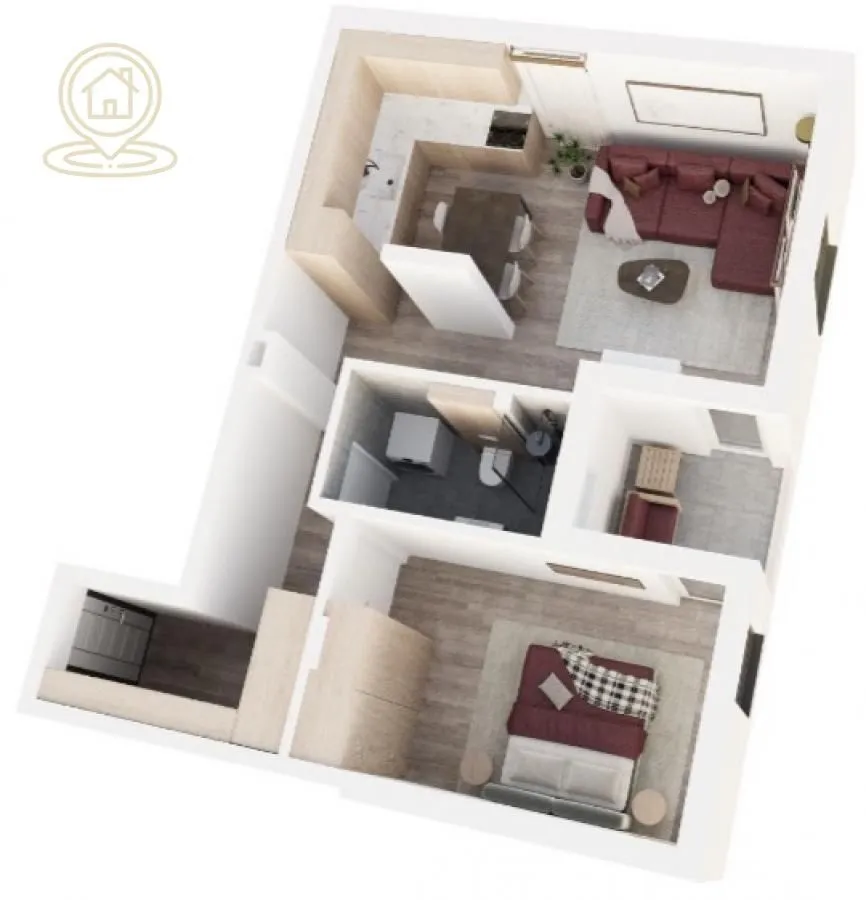 Prodaja, dvosoban stan, 51m², Pantelej, Niš