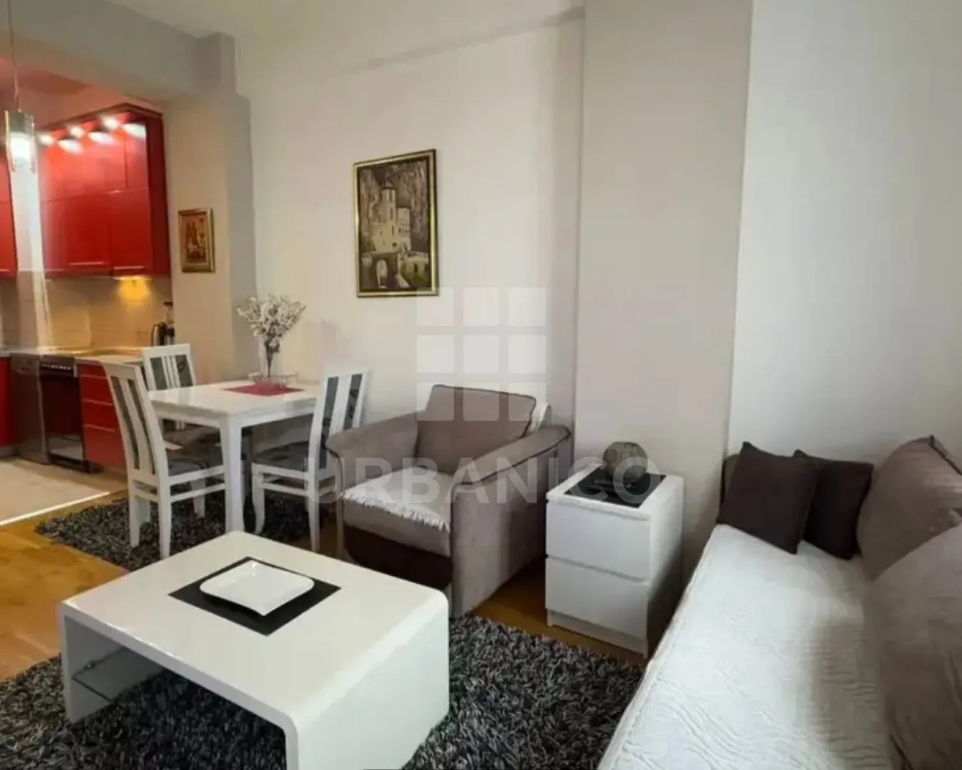 Rent, one bedroom apartment, 42m², Ljubović, Podgorica