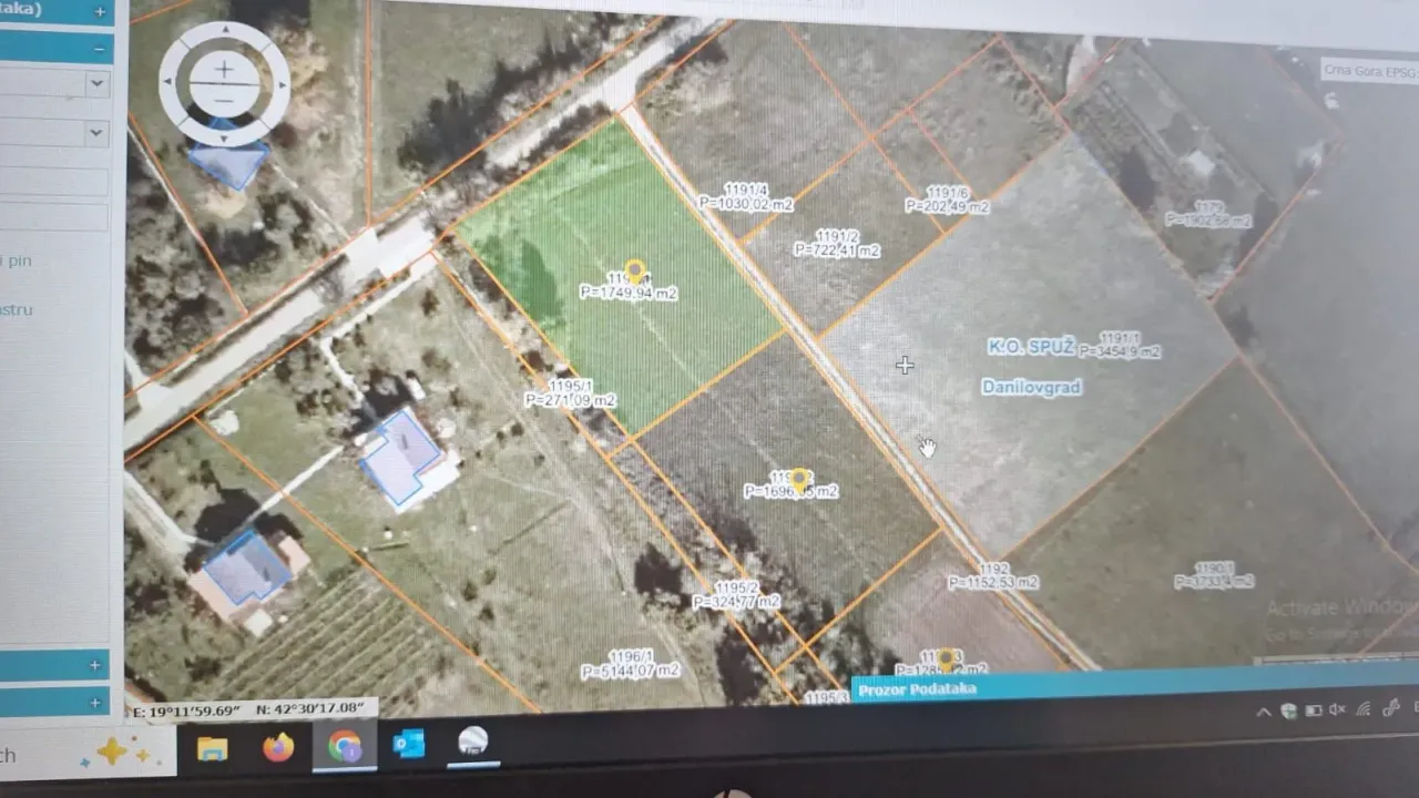 Sale, land lot, 2087m², Spuž, Danilovgrad