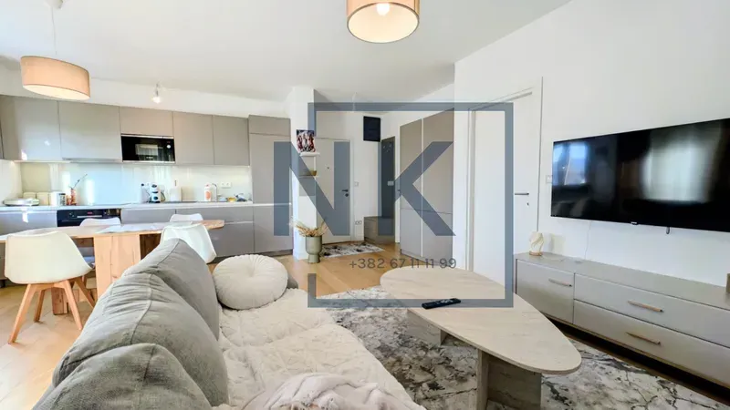Rent, one bedroom apartment, 42m², Tološi, Podgorica
