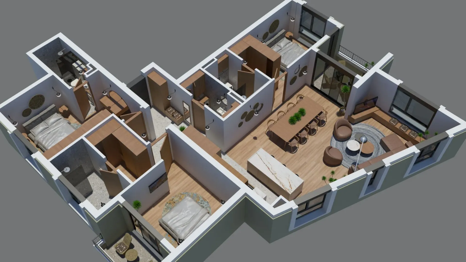 Prodaja, trosoban stan, 126m², Zabjelo, Podgorica